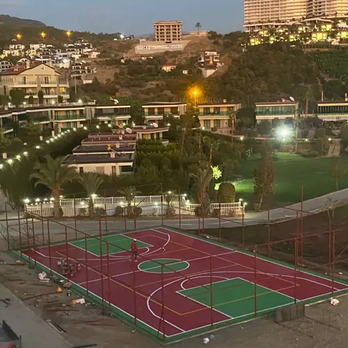 Spor Alanı boya uygulaması