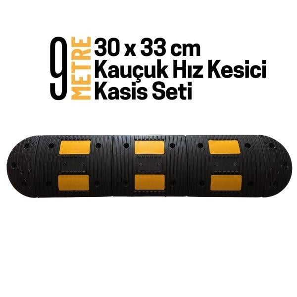 9 Metre Kauçuk Hız Kesici Kasis Seti 30x33 cm